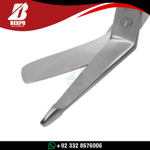 กรรไกรตัดผ้าพันแผล สแตนเลสสตีล กรรไกรฉุกเฉินสำหรับพยาบาล แพทย์ผ่าตัด และบุคลากรทางการแพทย์ ใช้สำหรับถอดผ้าพันแผล - Product Image 2