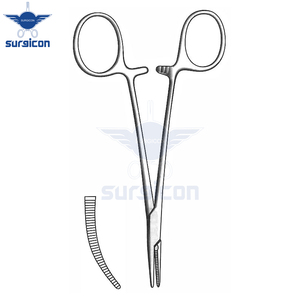 Pinza Hemostática Quirúrgica Halsted-Mosquito Artery de 12.5 cm / 5 Pulgadas, Curva, de Acero Inoxidable Premium - Product Image 3