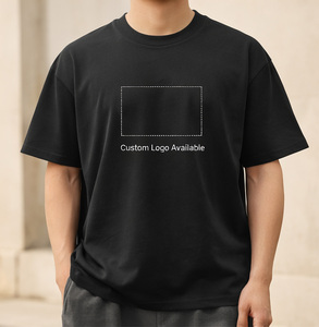 Camisetas de Hombre de Algodón 100% de 220 GSM, Tejido Grueso, Hombros Caídos, Estilo Urbano, Personalizables, Cuello Redondo - Product Image 1