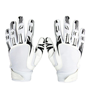 Guantes de Fútbol Americano de Dedo Completo con Correa Ajustable para la Muñeca, Agarre Firme para Todas las Estaciones, Personalizables para Equipos y Clubes, Guantes Deportivos para Jugadores - Product Image 1