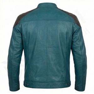 Veste de moto en cuir véritable pour homme de qualité supérieure, nouvelle arrivée, vestes de moto d'hiver, protections amovibles, personnalisables - Product Image 2