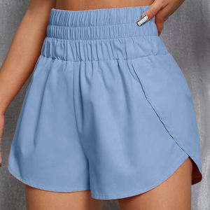 Shorts de sport taille haute pour femmes, respirants, très élastiques, pour yoga et détente, écologiques, motifs tendance - Product Image 4