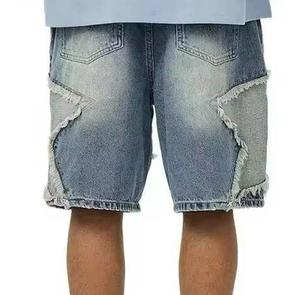 Shorts de Mezclilla Desgarrados con Logotipo Personalizado para Mujer, Estilo Y2K, Cintura Media, 100% Algodón, Secado Rápido, Transpirables, Venta al Por Mayor B2B - Product Image 4