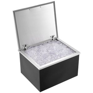 Cucina commerciale acciaio fabbricazione 40 Qt goccia ghiacciaia 28 "L X 16" W X 17 "H acciaio inox ghiaccio Cooler - Product Image 1