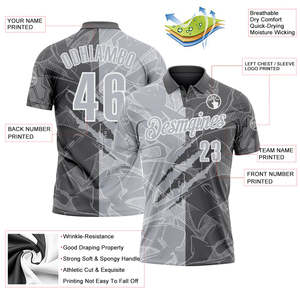 Professional Sports Club Polo Shirt OEM Manufacturer Custom Artwork Performance Fabric Private <b>Label</b> Wholesale Teamwear - Product Image 3