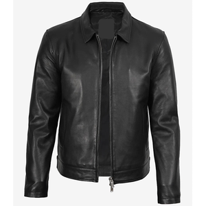 2026 OEM Hot Trending Genuine Black Cowhide Leather <b>Jacket</b> For Men's High Quality Low MOQ Plus-size Winter Fashion <b>Heated</b> <b>Jacket</b> - Product Image 5