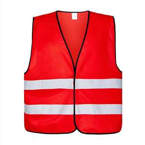 Gilet de sécurité de haute qualité, durable, style unique, haute visibilité, en polyester, pour la construction - Product Image 5