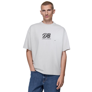 เสื้อยืดคอตตอนทรงโอเวอร์ไซส์ คอกลมหลวมๆ สไตล์ลำลอง แฟชั่นสำหรับผู้ชายและผู้หญิง รับผลิตโลโก้ตามสั่ง ขายส่ง - Product Image 1