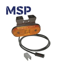 2064-Aspock UNIPOINT I LED - Fixation 90deg arrière pré-assemblé-P & R Connection 1,5 m câble-Trailer Parts MSP Export