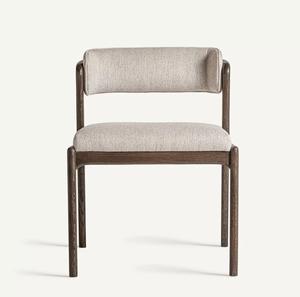 Sillón de Madera de Estilo Moderno de Mediados de Siglo con Cojín de Tela, Silla de Comedor Resistente para Restaurante, Cafetería, Hotel, para Venta al Por Mayor y Exportación - Product Image 5