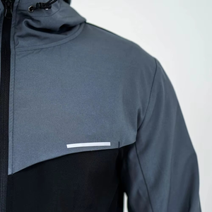 plus size New Style Windproof Men <b>Windbreaker</b> Tracksuit Set Custom Logo Zip up Nylon Wholesale <b>windbreaker</b> set - Product Image 3