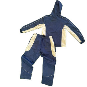 Conjunto Deportivo Personalizado para Hombre con Logotipo, Chaqueta Cortavientos de Nailon con Cremallera y Pantalones, 2 Piezas - Product Image 2