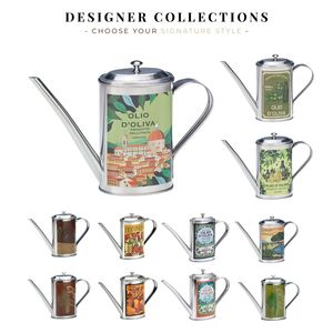 [Holar] Taiwan Made Vintage Oval Shaped Stainless Steel Cooking Oil <b>Bottle</b> for Kitchen - Product Image 5