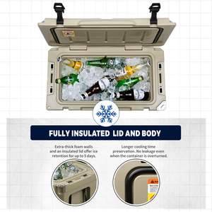 Nueva caja de refrigeración aislada caqui 40Qt - Product Image 3