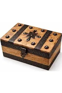 Caja de Madera Decorativa Económica para Guardar Recuerdos de Boda, Joyas, Accesorios y Tesoros Personales - Product Image 5