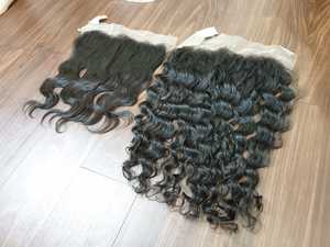 Vente en gros 13x4 HD pour Lace Frontal Meilleur Prix Vierge Remy Extension de Cheveux Noir Femmes Vietnam Vague Humaine Style Corps Modèle Num - Product Image 6