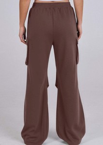 Pantalon Cargo Tendance Automne Coupe Ample pour Hommes et Femmes, Taille Haute Décontracté, Style Parachutiste, 100% Coton Toile Uni - Product Image 6