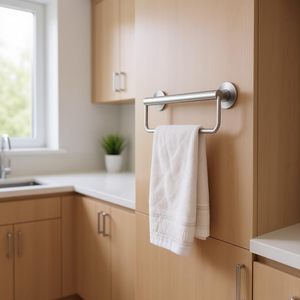 Anti Corrosive Nature Material Metal <b>Towel</b> Stand Premium Bathroom Decor Metal <b>Towel</b> Holder <b>Towel</b> <b>Rack</b> Hanger for Bathroom - Product Image 3
