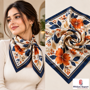 Fabricante Mayorista de Pañuelos Cuadrados Premium, OEM ODM, Tela Ligera y Suave, Accesorios de Moda, Diseño Personalizado, Proveedor con MOQ Bajo - Product Image 2