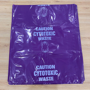 Bolsas de Plástico Amarillas para Residuos Biológicos, Bolsas para Eliminación de Residuos Médicos, Resistentes a Fugas, Bolsas para Basura Peligrosa - Product Image 5