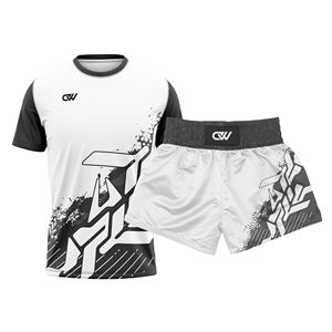 Shorts de MMA, Boxe et Muay Thai Personnalisés à Faible MOQ, Design Sublimé, Haute Qualité, Respirants, Séchage Rapide, Logo Personnalisé OEM - Product Image 1