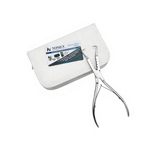 Pince à micro-anneaux en acier inoxydable de qualité chirurgicale avec logo personnalisé Nomex International, outils de coiffure, extensions de cheveux - Product Image 1