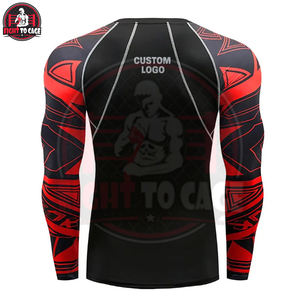 Camiseta Deportiva de Compresión de Manga Larga 2026 para Hombre, Tejido Spandex/Nylon de 260g, Absorbe la Humedad, Cuello Redondo, para Gimnasio - Product Image 5