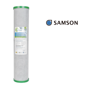 Cartouche de filtre à charbon actif sous évier pour élimination du chlore, filtre Big Blue 20x4.5, élimination des odeurs et des saveurs - Product Image 1