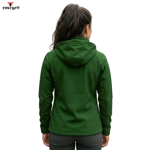 Wholesale Supplier <b>Lightweight</b> 100% Polyester Printed Eco-Friendly Winter Waterproof Softshell <b>Jacket</b> for Hiking and Training - Product Image 2