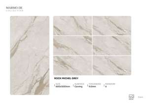 Placas de Porcelana Visionary Textureform para Tallado, 60X120CM 600X1200MM 24X48, Patrón Esculpido Refinado para Interiores de Primera Calidad - Product Image 2