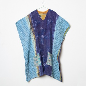 New Arrival Vintage Cotton Floral Printed Women Wear Night Soft and Comfortable Kantha Quilted <b>Kaftan</b> - Product Image 1