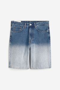 OEM Custom <b>Men</b> Embroidered <b>Patches</b> Straight Colored Distressed Streetwear High Hip Hop Jean <b>Shorts</b> Summer High Waist Button - Product Image 3