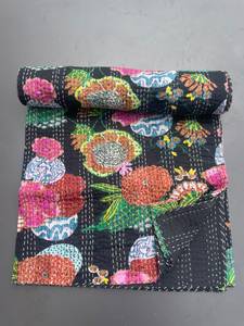 Edredón Bohemio Estampado Lavable Hecho a Mano, de Algodón Orgánico, para Decoración del Hogar y Hoteles, Apto para Todas las Estaciones - Product Image 1