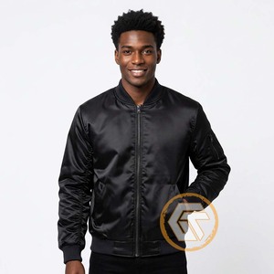 High Quality Omega Satin Silk Shell <b>Covered</b> <b>Button</b> Closure Customized Breathable Embroidery Greek Treasures Varsity Stand Collar - Product Image 1