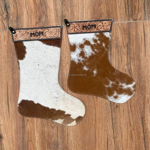 ถุงน่องหนังวัวสไตล์ตะวันตกสำหรับวันหยุดคริสต์มาสทำมือแบบพรีเมี่ยม - Product Image 2
