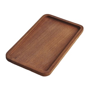 New Arrival Rectangle Wooden Serving <b>Tray</b> Solid Wood Breakfast Tea Coffee <b>Snack</b> Plate Display <b>Tray</b> for Restaurant Home Decor Set - Product Image 1