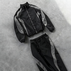 Low MOQ <b>Men</b> Windbreaker Baggy <b>Tracksuits</b> Plus Size Waterproof Breathable Quick Dry Eco-Friendly Lightweight All Sizes Available - Product Image 4