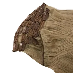 Clip in vietnam ischen Echthaar verlängerungen Großhandel Hersteller odm oem maßge schneiderte Virgin Human Hair Bundles