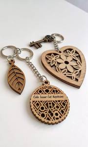 FREE Laser Engraving LOGO Gifts Handmade <b>Key</b> chain Wooden <b>Key</b> Tag with <b>Split</b> <b>Ring</b> <b>Key</b> Chain - Product Image 4