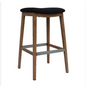Modern Black Velvet Ottoman Gold Metal Cage Base Round <b>Vanity</b> <b>Stool</b> Luxury Dressing Footstool for Salon Cafe - Product Image 4