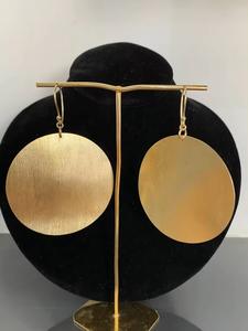 Pendientes Largos de Latón Pulido Dorado con Forma de Lágrima, Elegantes y Modernos, para Mujer, Joyería Artística de Moda para Bodas, Personalizados - Product Image 3