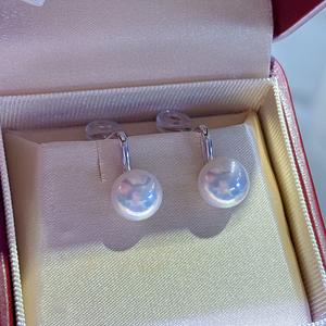 Boucles d'oreilles Aobai Ping, alternative de haute qualité, grandes perles naturelles de 12-13 mm, tendance, 100 % naturelles, beauté, positionnement des points élevé - Product Image 3