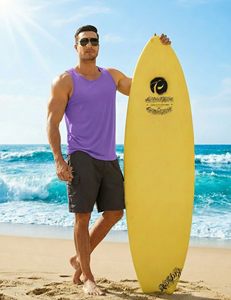 Custom Sportswear Collection <b>Men</b>’s Tank Top Fitness Gym Shirt Sleeveless Bodybuilding Vest Lightweight Stretch Workout <b>Singlet</b> - Product Image 4