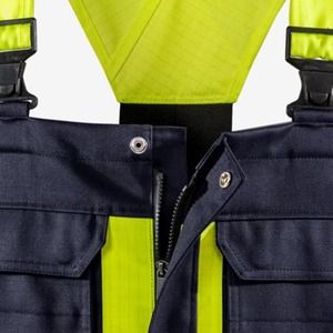 Bavoirs de travail réglables en coton pour le soudage, vêtements de travail robustes, uniformes d'atelier, vêtements de travail professionnels et utilitaires - Product Image 6