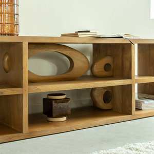 Mueble para TV Vandana Cresta Orion de diseño en madera de mango - Product Image 6