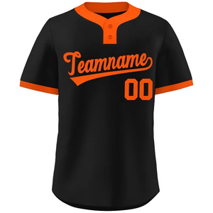 Camisetas de Béisbol de Dos Botones Personalizadas con Sublimación, Nombre del Equipo, Logotipo, Número, Impresión, Entrenamiento Deportivo, Fanáticos del Equipo, Clubes, Camisetas de Béisbol - Product Image 2