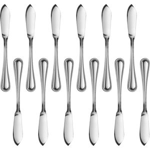 Set di 12 Coltelli da Burro Slimline da 6,3 Pollici in Acciaio Inossidabile 18/0, Elegante Servizio da Tavola - Product Image 1