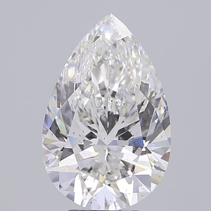 Diamant en vrac certifié IGI 5.05 PEAR SI1, diamant cultivé en laboratoire - Product Image 1