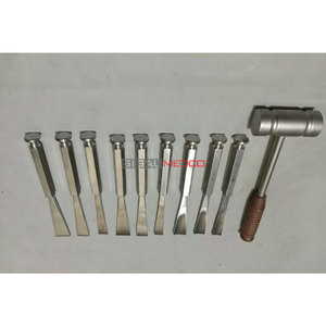 Osteotome, ciseau à os, manche en fibre, instrument chirurgical orthopédique, outil de coupe osseuse de précision, réutilisable, qualité médicale - Product Image 2