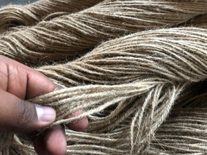 100% Natural Eco-Friendly, Durable, Biodegradable, High Quality 28LBS/3PLY Jute Twine, 1 kg in Hanks, 90" Reel in <b>roll</b>, 50Kg/Bun - Product Image 5